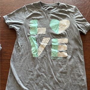 Gray Love Graphic Tee